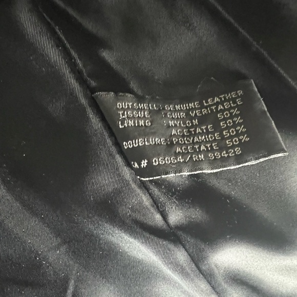 New Men’s Genuine Black Leather Bugatchi Jacket Blazer Coat Sz M - Picture 11 of 15